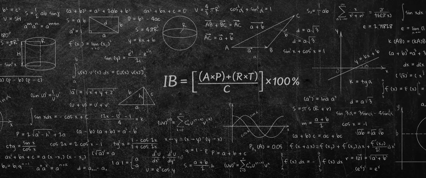 Формула идеального бронирования IB = [(A×P)+(R×T)/C] ×100% на меловой доске